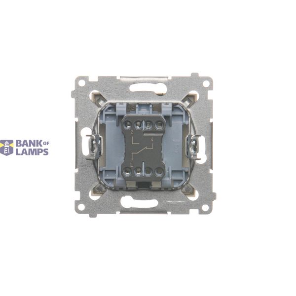 Double roller shutter button (1-0-2), 10A, white image 1