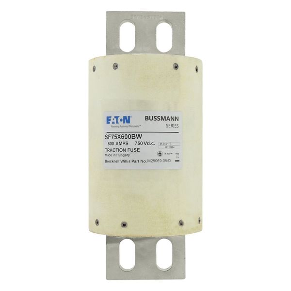 600A  750V dc SEMI-CONDUCTOR FUSE image 14