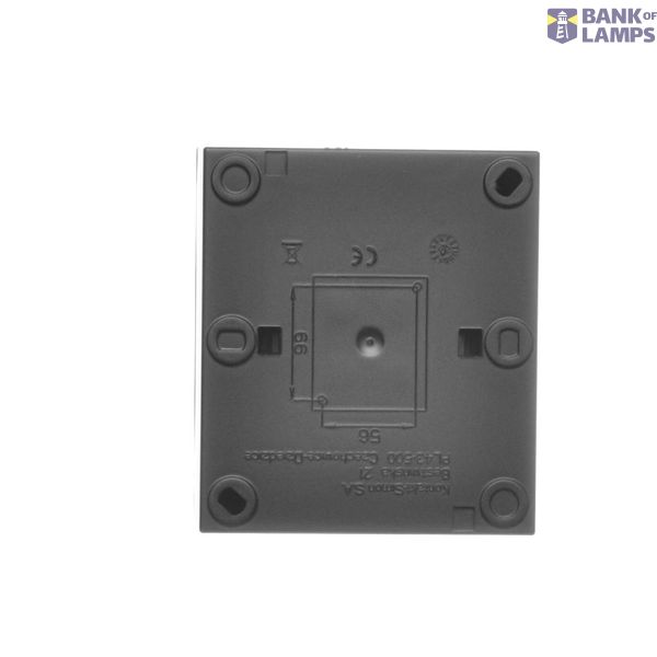 Double Keystone flat IT/telephone socket cover, (cover), Simon 24, IP20/IP44, black matt image 1