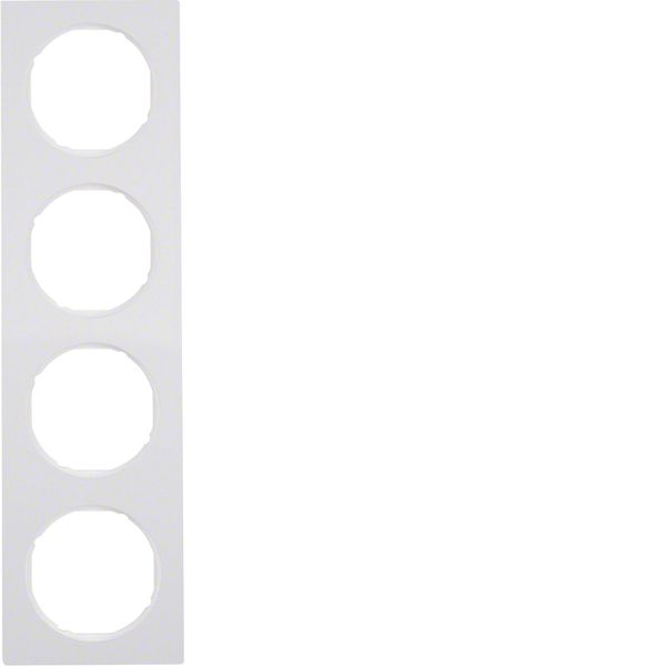 Frame 4gang, R.3, p. white glossy image 1