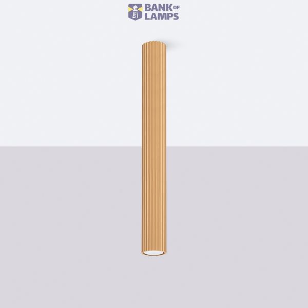 CEILING LAMP TUBE PIPE 60CM WITH GOLDEN GROOVING FOR LIVING ROOM FOR GU10 image 10