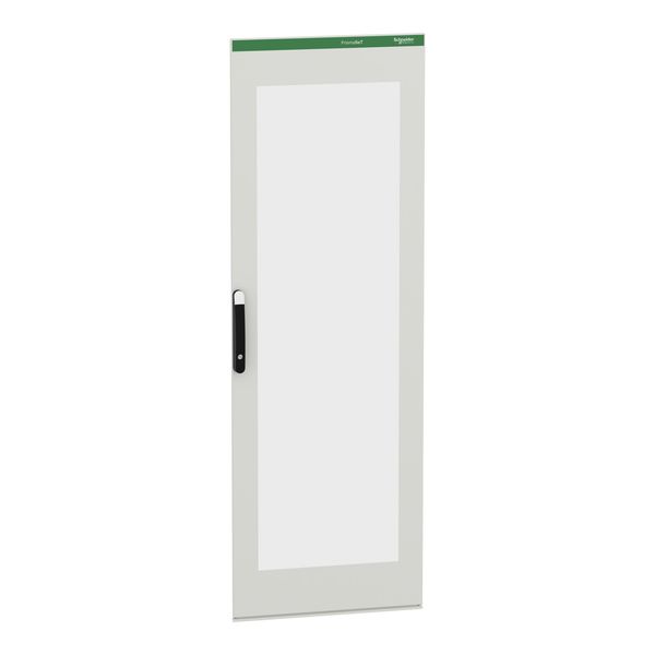 Glazed door PrismaSeT RAL9003 2000x700 image 1
