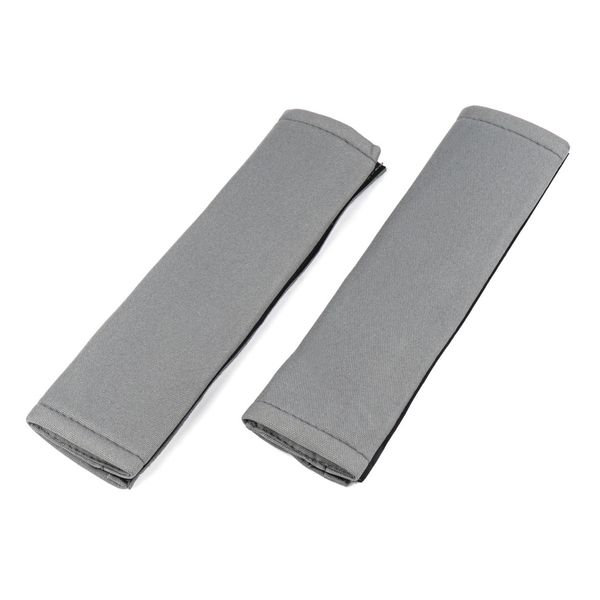 Seat belt pad gray 2pcs set image 1