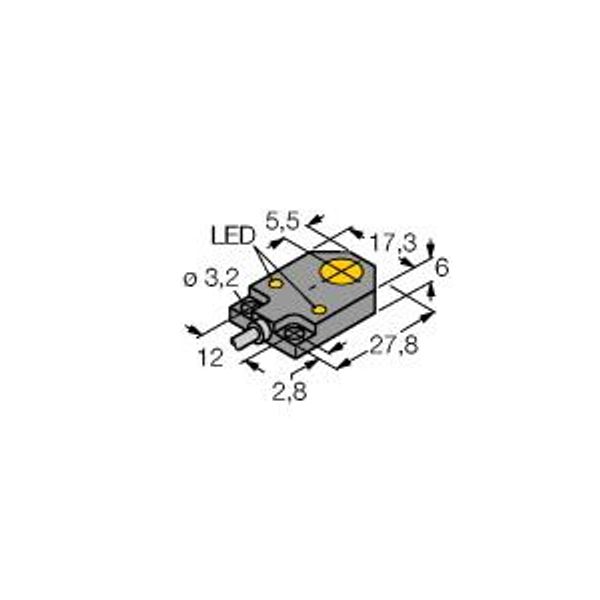 Inductive Sensor   BI3-Q06-AP6X2 image 1