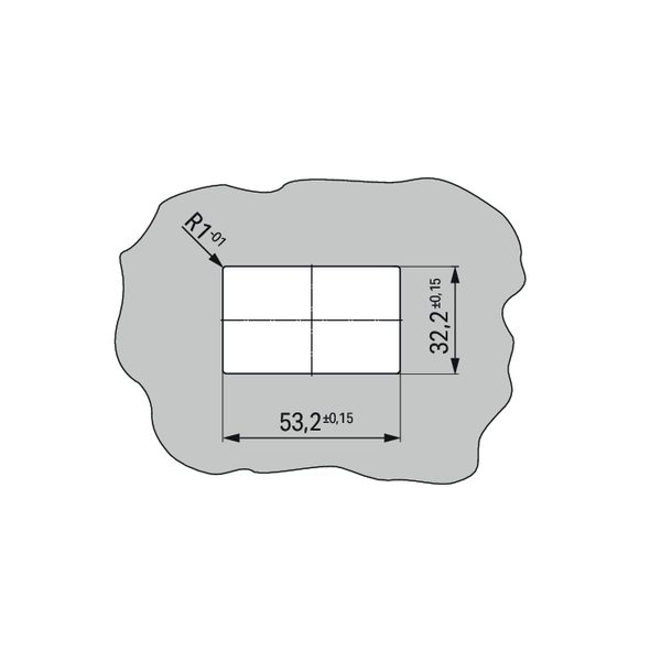 Feedthrough terminal block;lever;Plate thickness: 3 mm;gray image 6