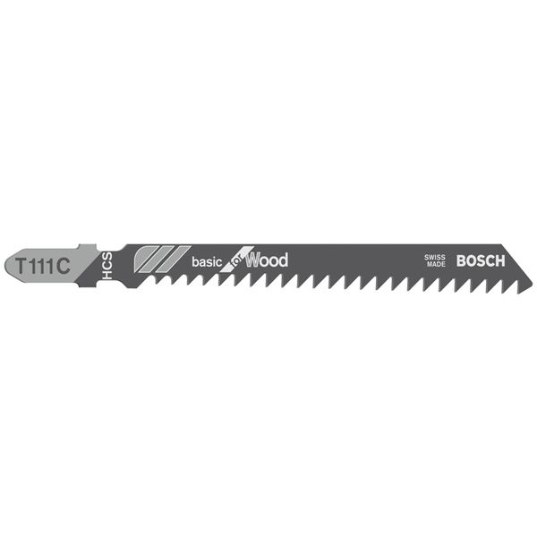 Jigsaw blade T 111 C Basic for Wood 5 pcs. image 1