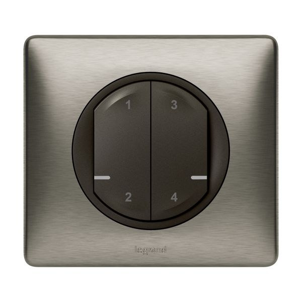 WIRELESS 4 SCENES SWITCH CELIANE GRAPHITE image 4