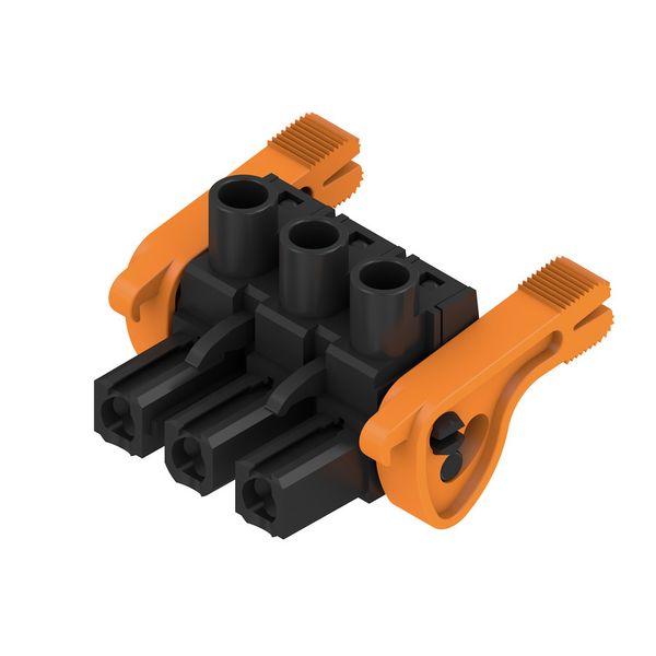 PCB plug-in connector, female plug, 7.62 mm, Number of poles: 3, 180°, Clamping yoke connection, Clamping range, max. : 4 mm², Box image 2