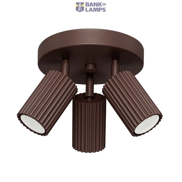Ceiling lamp KARBON 3P brown image 2