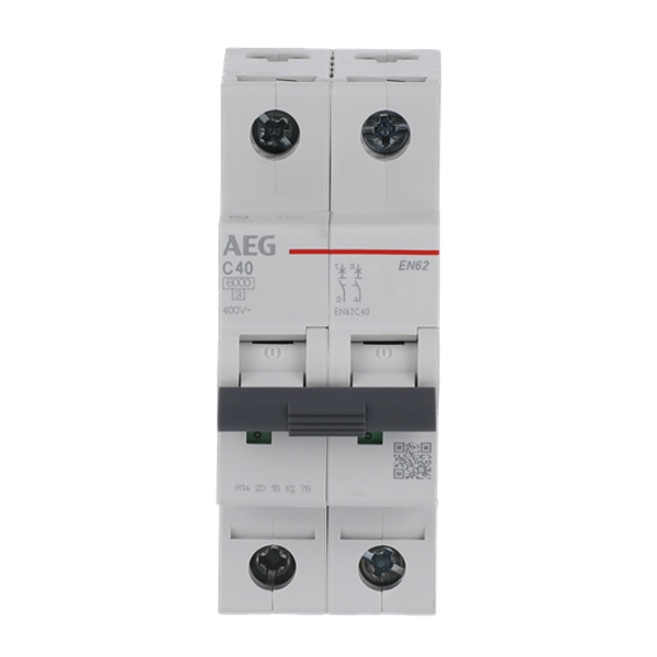 Circuit breaker 2P C Kar. 40A, 6kA image 1