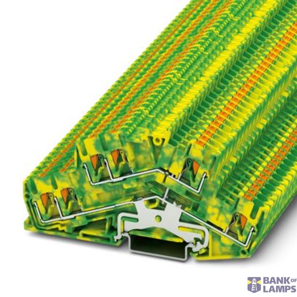 PTTBS 2,5-TWIN-PE-R-CLXM - Protective conductor double-level terminal block image 1