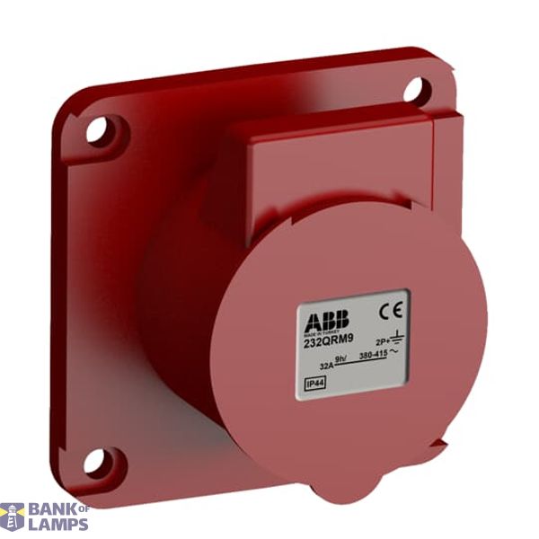 232QRM9 Panel mounted socket image 1