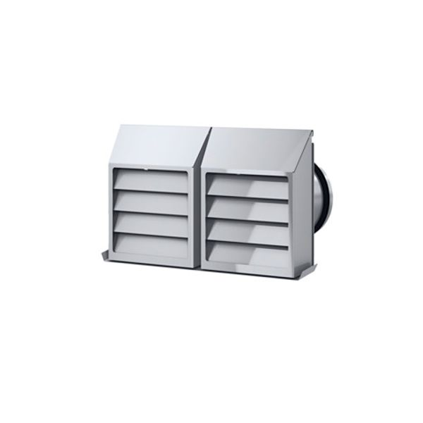 Suction-outlet grille, KWG 160, epoxy-coated steel sheet image 1