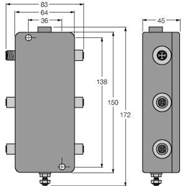 IP67 Junction Box, 4-Channel PROFIBUS-PA   JBBS-48SC-E413/3G image 1