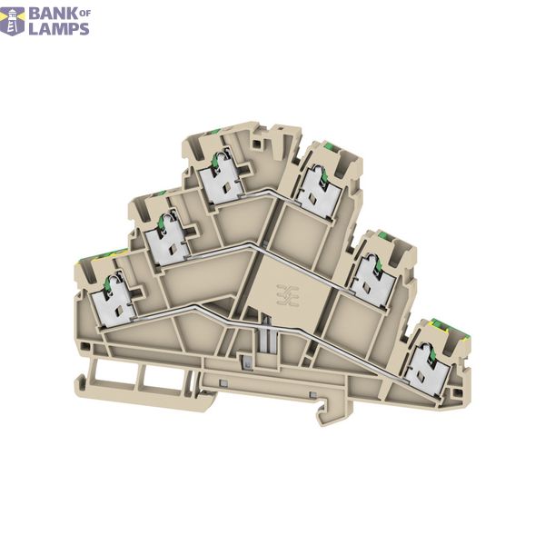 Multi-tier modular terminal, SNAP IN, dark beige, 2.5 mm², 800 V, Numb image 1