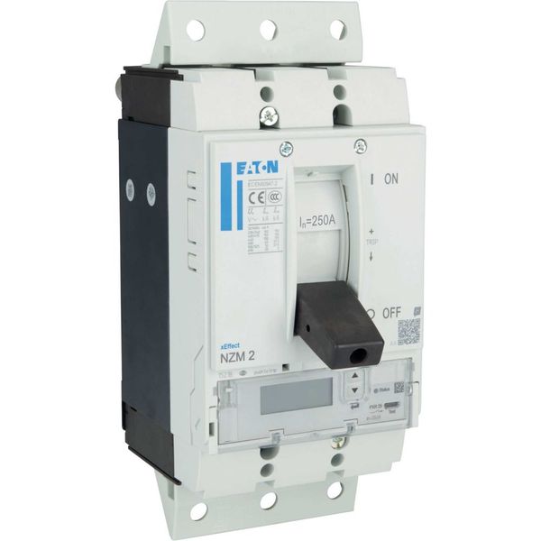 NZMH2-PX250-SVE NZM2 PXR25 circuit breaker - integrated energy measurement class 1, 250A, 3p, Screw terminal, plug-in technology image 11