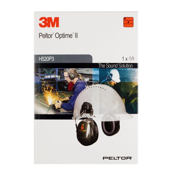 3M™ PELTOR™ Optime™ II Earmuffs, Green, Helmet Mounted, H520P3E-410-GQ image 4