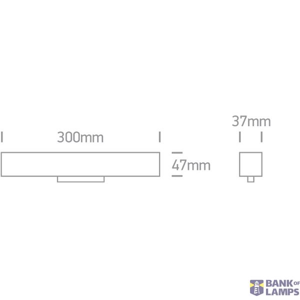 BLACK 15W LINEAR LIGHT WW 48V IP20 MAXI image 3