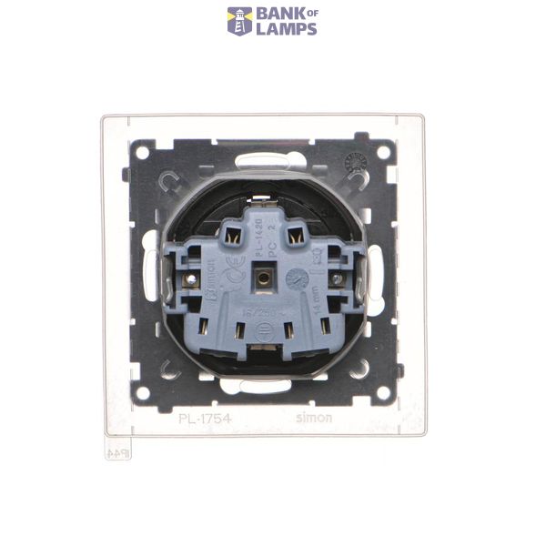 Push dimmer illuminated, (module), Simon 24, IP20, black matt image 1