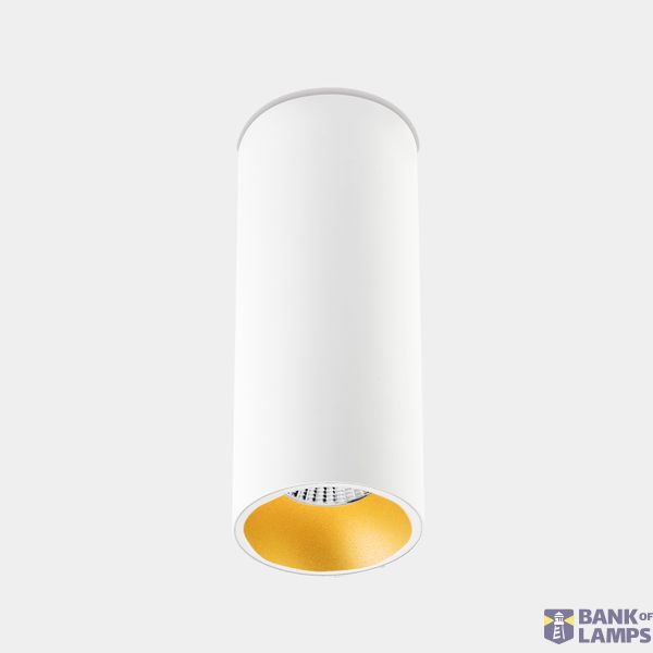 Downlight Play Deco Surface 6.4W LED neutral-white 4000K CRI 90 14.3º ON-OFF White/Gold IP23 604lm image 1