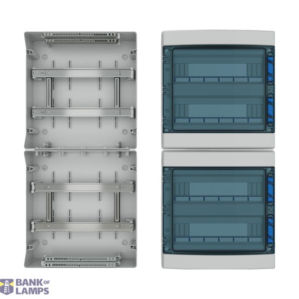 Surface Mounted Board, IP65, IK08, 4-rows 72 modules with screw termin image 8