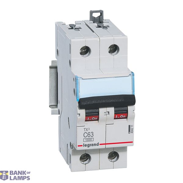 MCB TX³ 10000 - 2P - 230/400 V~ - 63 A - C curve image 2