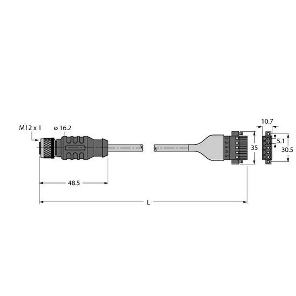 Bus Cable for CAN (DeviceNet, CANopen) PVC Cable Jacket, Thin   RKC CBC5 572-2M image 1