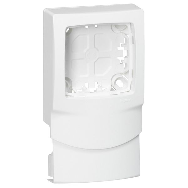 Frame Oteo - for fitting alongside DLPlus minitrunking 32x16 - 1 gang image 1