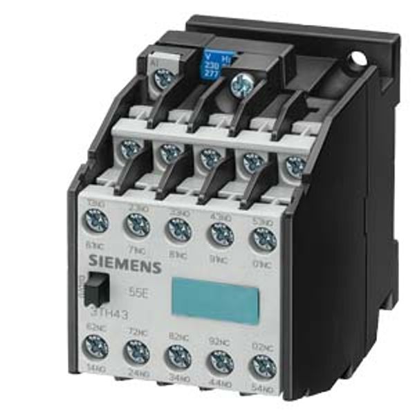 Contactor relay 100E, 10 NO, AC op., 110 V AC image 1