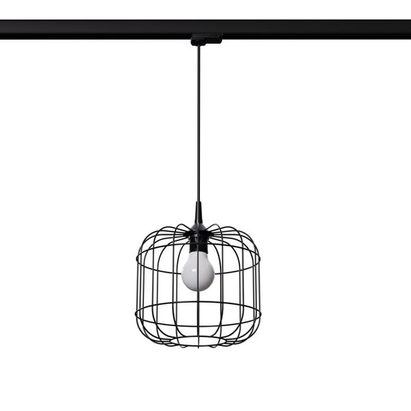HANGING LAMP 3 PHASE CELTA BLACK E27 3000K 7.5W 620LM image 1