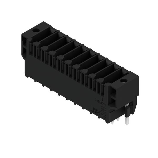 PCB plug-in connector, male header, Solder flange, THT/THR solder connection, 3.50 mm, Number of poles: 10, 180°, Solder pin length (l): 3.5 mm, tinned, black, Box image 3