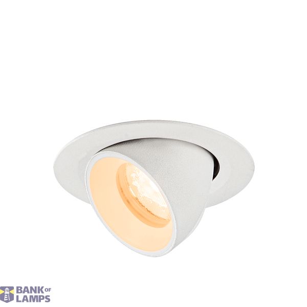 NUMINOS© GIMBLE XS, recessed CL 2700K, 40ø, IP20, round wh image 1