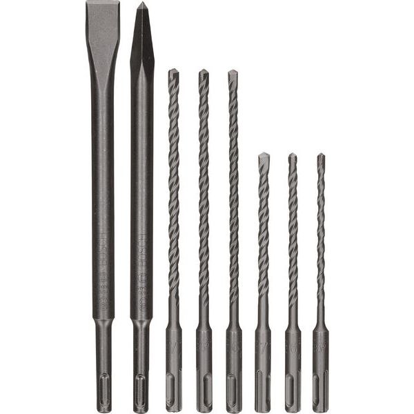 6-piece SDS plus-3 Hammer Drill Bit Set 5.5/6/6/6.5/7/7 image 3