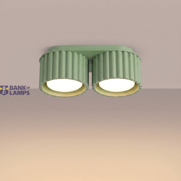 Ceiling lamp AURA 2 sage Gx53 image 4