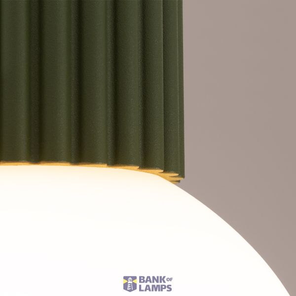 Ceiling lamp HALO olive green IP44 image 12