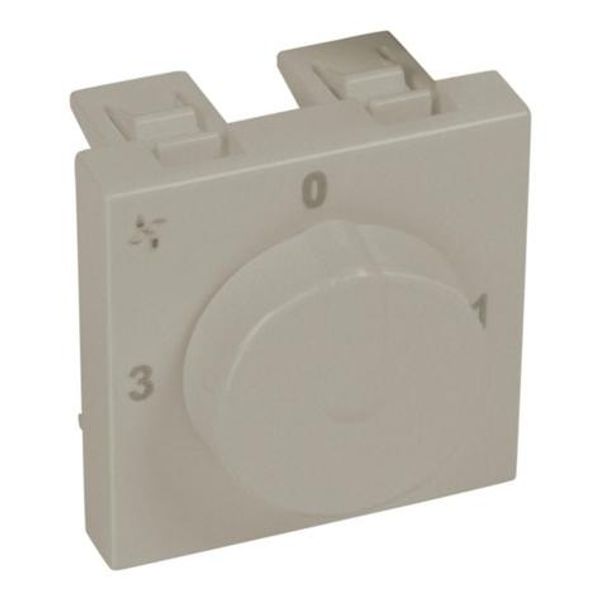 Arteor™ - Fan controller - AC speed control - 4 positions - 2 modules - Champagne image 1