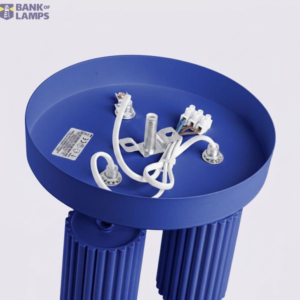 Ceiling lamp KARBON 3P ultramarine image 6