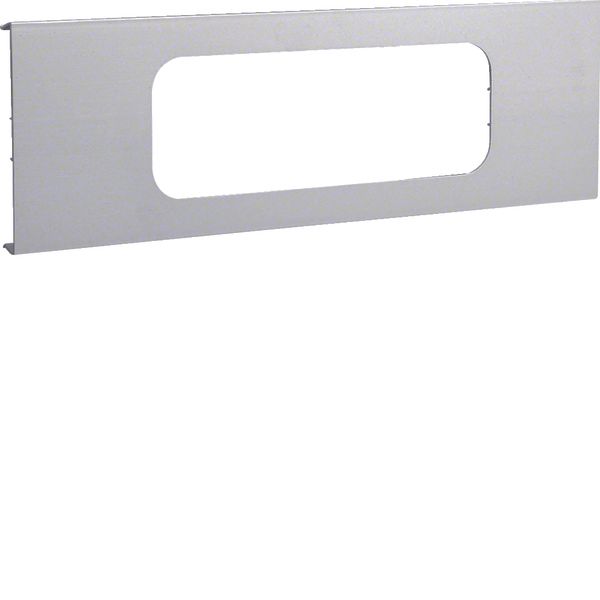 R 6513 Grey 7035 Pre-cut lid 3gang image 1