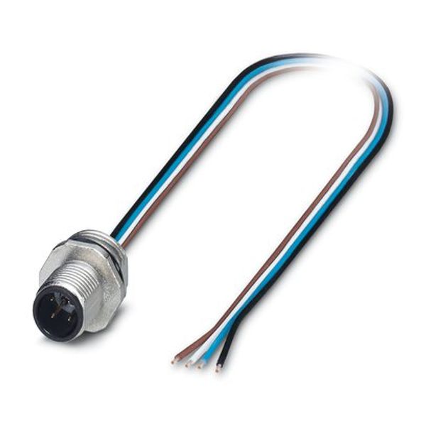 SACC-E-M12MS-4CON-M16/0,15 - Device connector front mounting image 3