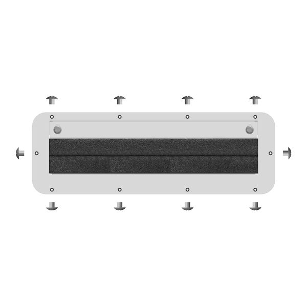 WSA Cable entry gland plate for type D, with foam rubber image 1