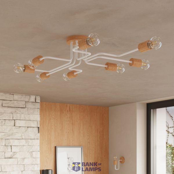 TIMBO CHANDELIER 8 WHITE 8XE27 image 11