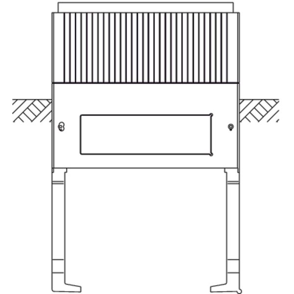 Embedded pedestal, CDC, building kit, size 0, 900 mm image 1