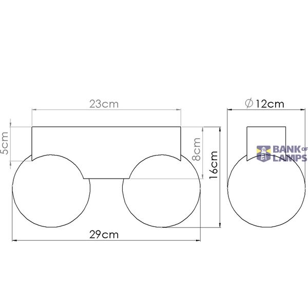 Ceiling lamp BULBO 2 natural wood image 9