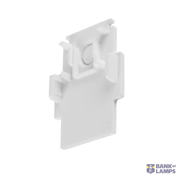 End cap for mounting track, 48V TRACK, white image 1