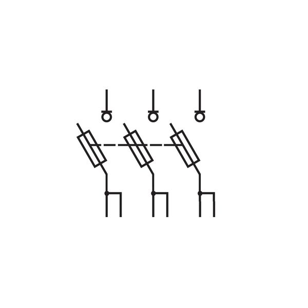 Input-HRC-in-line-fuse ARROW LINE size3, 3-pole,185mm, right (The price is shown without markup on metals. Request a quote for accurate information) image 2