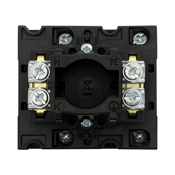 T3-2-8324/EA/SVB Main switch, T3, 32 A, flush mounting, 2 contact unit(s), 4 pole, Emergency switching off function, With red rotary handle and yellow locking ring image 26