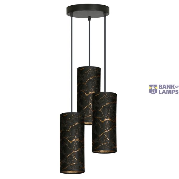 KARLI 3 BL PREMIUM MARBEL BLACK image 1