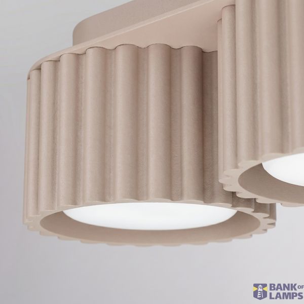 Ceiling lamp AURA 3 taupe Gx53 image 2