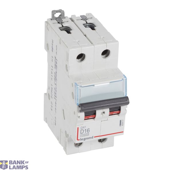 MCB - DX³ 10000 - 16 kA - 2P - 230/400 V~ - 16 A - D curve image 2
