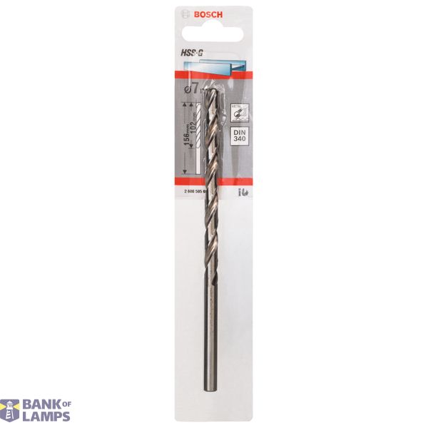 Metal drill bits HSS-G, DIN 340 7 x 102 x 156 mm 1 pcs. image 2